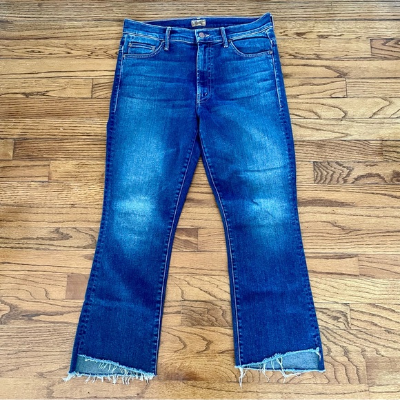 Mother Denim Jeans The Insider Crop Step Fray The Streets are Talking Size 30 - Picture 7 of 10